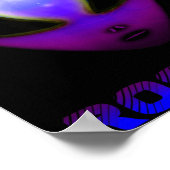 Roswell New Mexico Alien  Poster (Ecke)