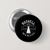 Roswell New Mexico Alien Ufo Area 51  Button (Vorne & Hinten)