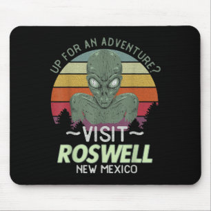 Roswell New Mexico Alienenkopf Lustiges Souvenir Z Mousepad