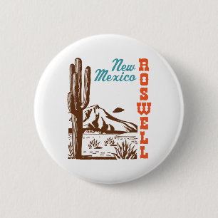 Roswell New Mexico Button