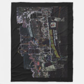 Roswell, New Mexico Fleece Blanket (Vorderseite)