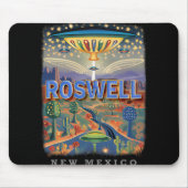 Roswell New Mexico Nm Extraterrestrial Encounter S Mousepad (Vorne)