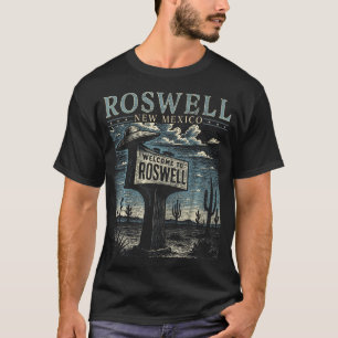 Roswell New Mexico Reisender Naturliebhaber T-Shirt