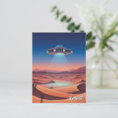 Roswell New Mexico UFO Postkarte (Stehend Vorderseite)