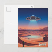 Roswell New Mexico UFO Postkarte (Vorne/Hinten)