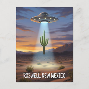 Roswell New Mexico UFO Postkarte