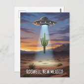 Roswell New Mexico UFO Postkarte (Vorne/Hinten)