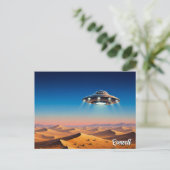 Roswell New Mexico UFO Postkarte (Stehend Vorderseite)