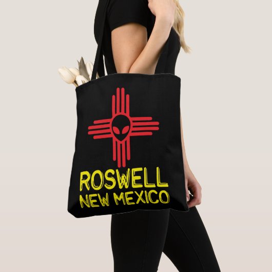 Roswell New Mexico Zia Alien Head Tasche (Von Nahem)