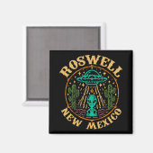 Roswell Nm 1947 - Funny Roswell Aviation New Mexic Magnet (Vorderseite/Rückseite)