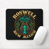 Roswell Nm 1947 - Funny Roswell Aviation New Mexic Mousepad (Mit Mouse)