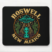 Roswell Nm 1947 - Funny Roswell Aviation New Mexic Mousepad (Vorne)