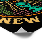 Roswell Nm 1947 - Funny Roswell Aviation New Mexic Poster (Ecke)