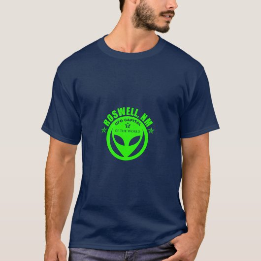 Roswell NM UFO Hauptstadt T-Shirt (Vorderseite)