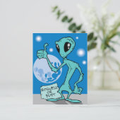 Roswell oder Bust Postkarte (Stehend Vorderseite)