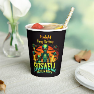 Roswell Park: Wohin UFOs schweben! Pappbecher