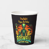 Roswell Park: Wohin UFOs schweben! Pappbecher (Vorderseite)