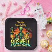 Roswell Park: Wohin UFOs schweben! Pappteller (Party)