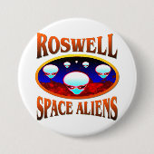 Roswell Raum-alien Button (Vorderseite)