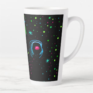 Roswell Spacewalk Wormhole - Aquamarine UFO mit Te Milchtasse