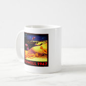 Roswell UFO-Abbruch 1947 Kaffeetasse (Vorderseite Links)