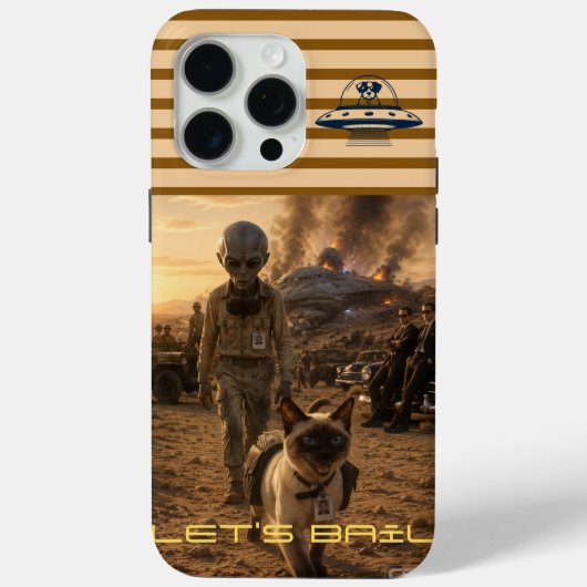 Roswell UFO Case-Mate iPhone Hülle (Rückseite)