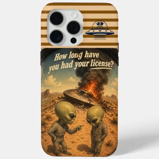 Roswell UFO Case-Mate iPhone Hülle (Rückseite)