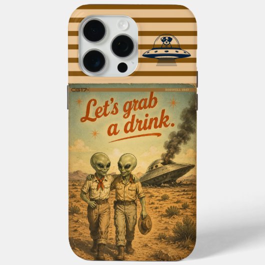 Roswell UFO Case-Mate iPhone Hülle (Rückseite)