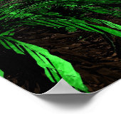 Roswell UFO Crash at Night Poster (Ecke)