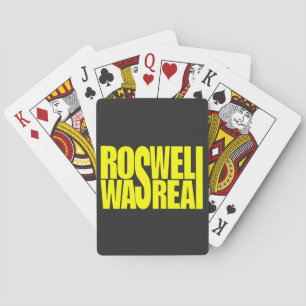 Roswell UFO Crash war echt Spielkarten