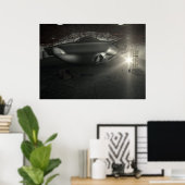 Roswell UFO Hangar Poster (Heimbüro)