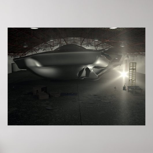 Roswell UFO Hangar Poster (Vorne)