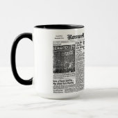 Roswell UFO-Vorfall Tasse (Links)