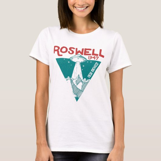 Roswell-Vorfall neuer Mexiko-1947-Außerirdischen-C T-Shirt (Vorderseite)