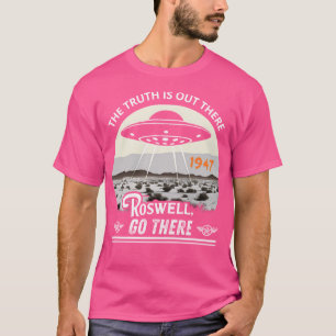 Roswell-Vorfall-Ufo-Absturz oder Abdeckung T-Shirt