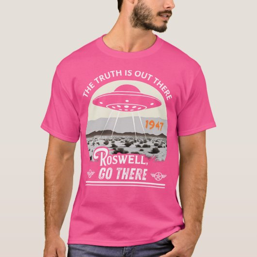 Roswell-Vorfall-Ufo-Absturz oder Abdeckung T-Shirt (Vorderseite)