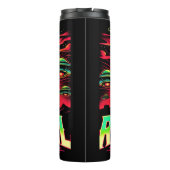 Roswells Alien Invasion Graphics Thermosbecher (Rückseite)