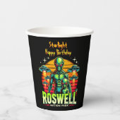 Roswells Alien Oasis erwartet Sie! Pappbecher (Vorderseite)