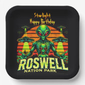 Roswell's Cosmic Getaway erwartet Sie! Pappteller (Vorderseite)