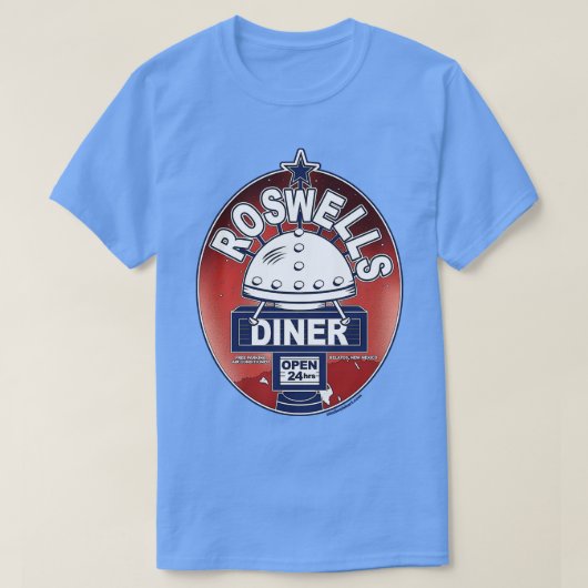 Roswells Diner Souvenir Tshirt (Design vorne)