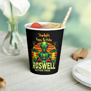 Roswells kosmischer Urlaub wartet auf Sie! Pappbecher