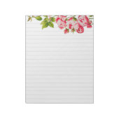 Rosy Abundance auf einem großen Notepad Notizblock (Rotiert)