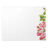 Rosy Abundance auf einem großen Notepad Notizblock (Vorderseite)