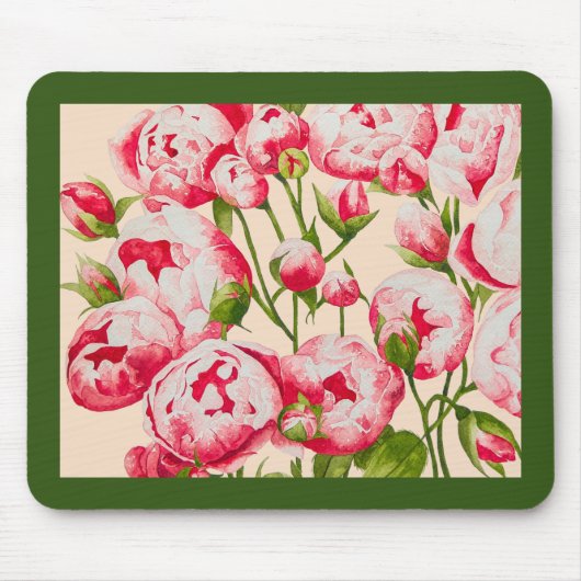 Rosy Abundance auf einem Mauspad (Vorne)