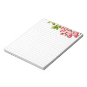 Rosy Abundance auf einem mittelgroßen Notepad Notizblock (Rotiert)