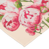 Rosy Abundance auf einem Tischläufer (Ecke)