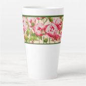 Rosy Abundance auf einer großen Latte-Tasse (B) Milchtasse (Vorderseite)