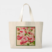 Rosy Abundance auf einer Jumbo-Tasche Jumbo Stoffbeutel (Rückseite)