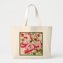 Rosy Abundance auf einer Jumbo-Tasche Jumbo Stoffbeutel
