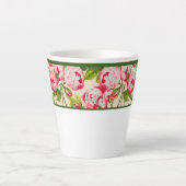 Rosy Abundance auf einer kleinen Latte-Tasse (B) Milchtasse (Vorderseite)